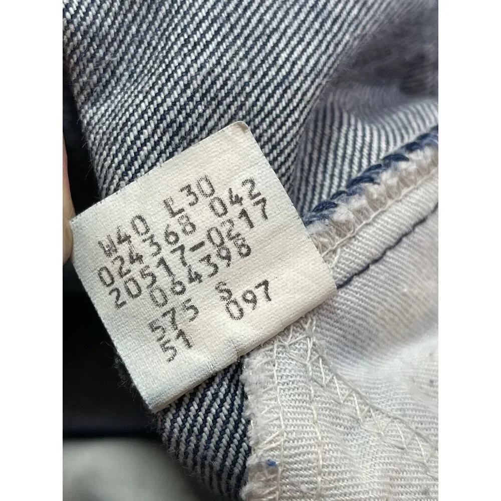 LEVIS USA Made 20517 0217 Vintage 70s Orange Tab Actual 38 W X 26 L (tag 40x30)